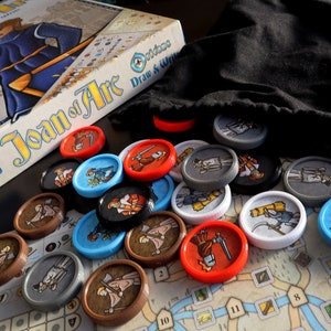 Joan of Arc - 3D printed token shields