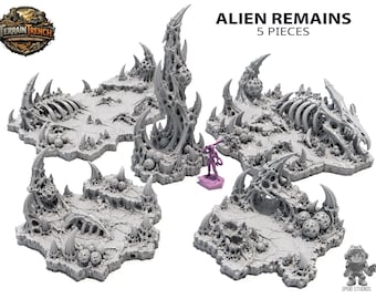 Alien Remains - Scenery Terrain for War Games 28mm/32mm