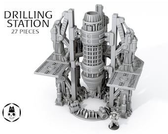 Drilling Station Scifi Terrain Scenery 28/32mm