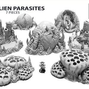 Alien Parasites Scenery Terrain for War Games 28/32mm