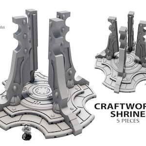 Craftworld Shrine - Scenery Terrain for War Games 28mm/32mm