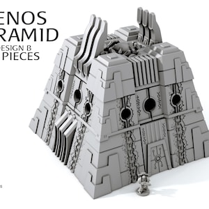 Xenos Alien Pyramid B Karnac Scenery Terrain for War Games 28mm/32mm