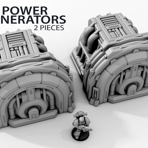 Sci-Fi Power Generators Tech Scenery Terrain 28/32mm