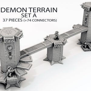 Demon Terrain SET A Scenery for War Games 28/32mm