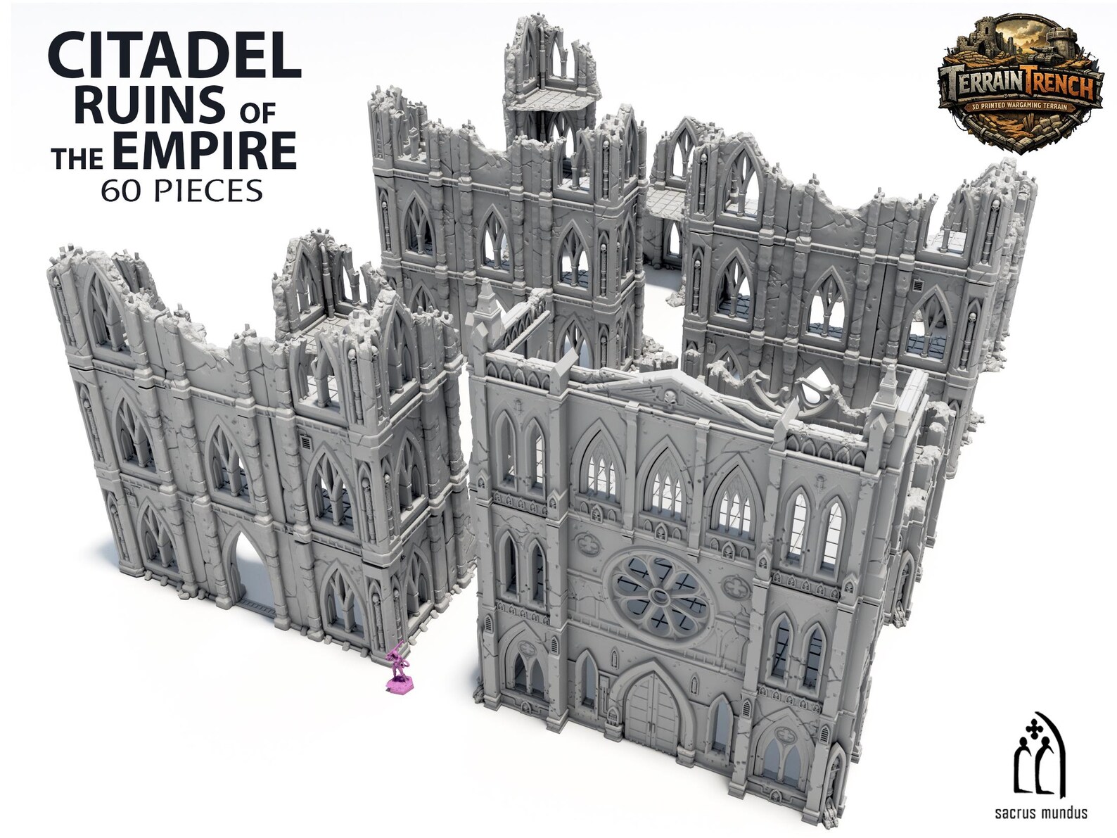 Citadel Ruins of the Empire - Gothic Wargaming Scenery Terrain 28/32mm ...
