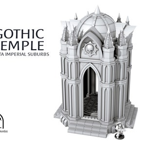 Emerita - Gothic Temple Scenery Terrain for War Games 28mm/32mm
