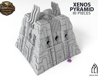 Xenos Alien Pyramid - Scenery Terrain for War Games 28mm/32mm