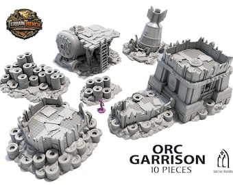 Orc Garrison - Scenery Terrain for War Games 28/32mm