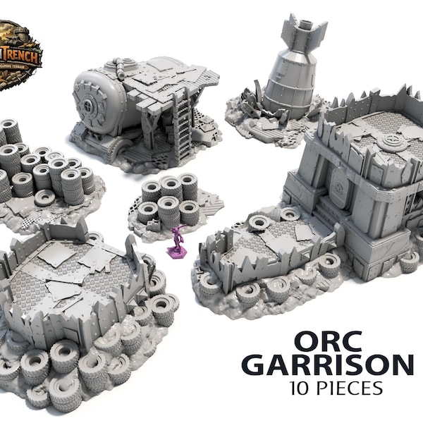 Orc Garrison - Scenery Terrain for War Games 28/32mm