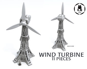 Wind Turbine Scenery Terrain for War Games 28mm/32mm