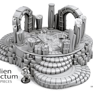 Alien Sanctum - Scenery Terrain for War Games 28/32mm