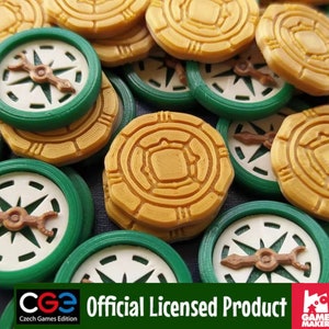 Coins and Compasses for Lost Ruins of Arnak - Official Licensed Product