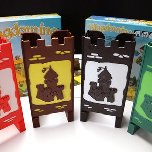 Kingdomino tile dispensing tower and insert
