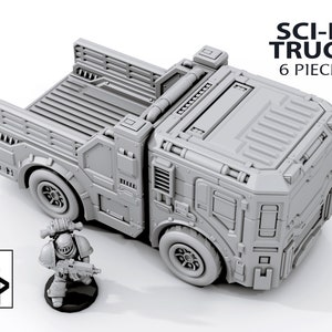 Sci-Fi Truck Vehicle for War Games 28/32mm