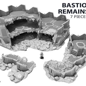 Bastion Remains B - Large Scenery Terrain 28/32mm