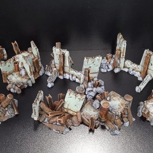 Debris Scenery Terrain 28/32mm Painted