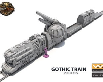Tren Gótico - Terreno de escenografía para wargames de 28 mm/32 mm