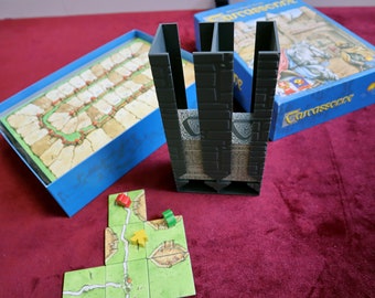 Carcassonne tile dispensing tower