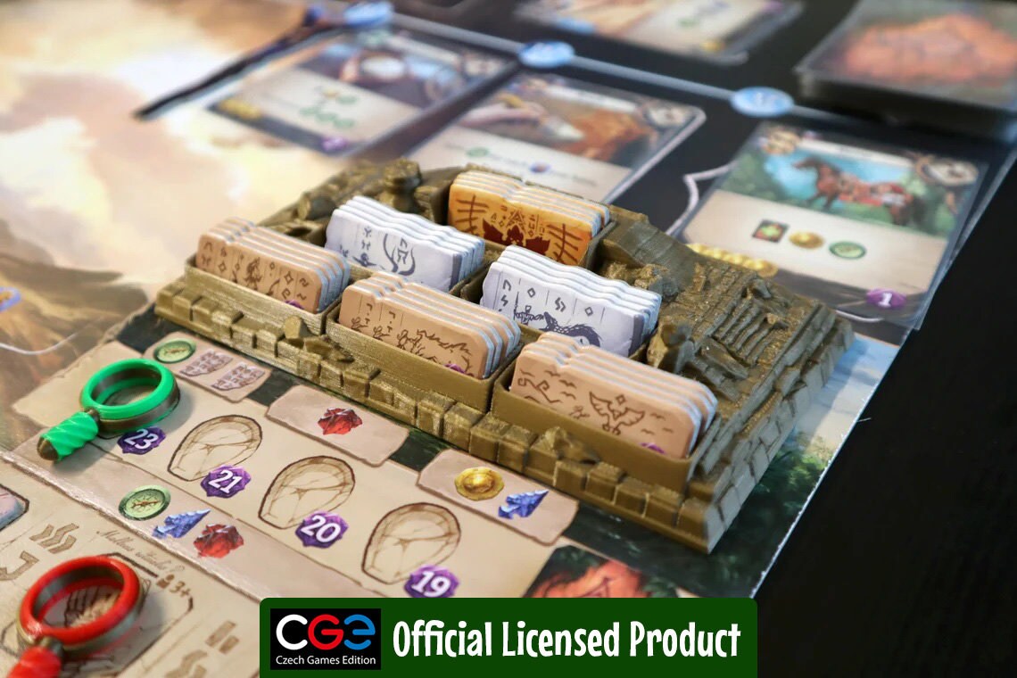 3D Printed Temple Tile Holder for Lost Ruins of