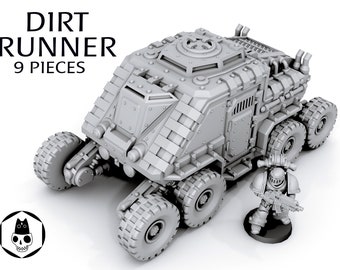 Dirt Runner Sci-Fi Vehicle for War Games 28/32mm