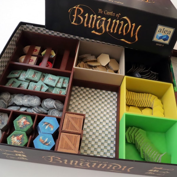 Insert-organizer for Castles of Burgundy