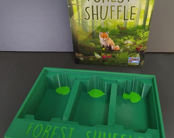 Forest Shuffle & Alpine Expansion Insert / Box Organizer (supports Sleeved Cards) - Etsy Forest Shuffle & Alpine Expansion Insert / Box Organizer (supports Sleeved Cards) - Etsy