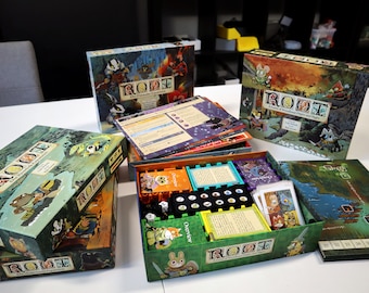 Root and Expansions Riverfolk, Underworld, Marauder, Vagabond and Landmarks Insert/Organizer