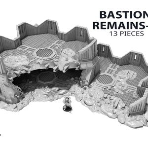 Bastion Remains A - Large Scenery Terrain 28/32mm