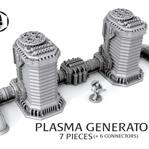 Plasma Generators Tech Scenery Terrain 28/32mm