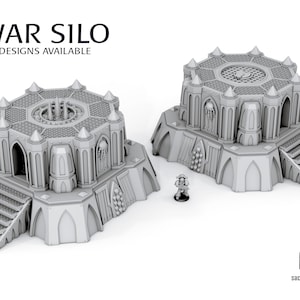 War Silo Scenery Terrain for War Games 28/32mm
