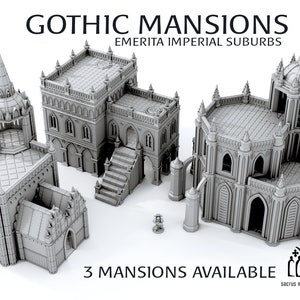 Gothic Mansions Scenery Terrain for War Games 28mm/32mm