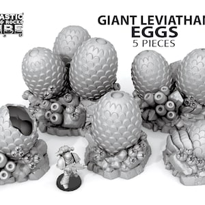 Riesige Leviathan Eier - Alien Szenerie Gelände für Kriegsspiele 28 mm/32 mm