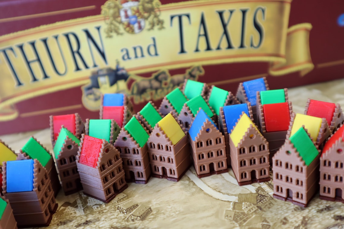 3D Printed Upgraded Components for Thurn & Taxis (80 pcs)