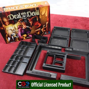 Patto col diavolo - Inserto per gioco da tavolo - Carte con maniche adatte