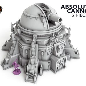 Cañón Absolution - Escenografía para juegos de guerra 28 mm/32 mm
