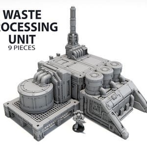 Waste Purse Verarbeitungs-Einheit Landschaft-Gelände für Kriegsspiele 28 mm/32 mm