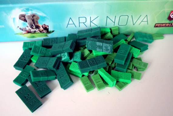 Detailed 3D Tokens for Ark Nova. Accessories for your board game