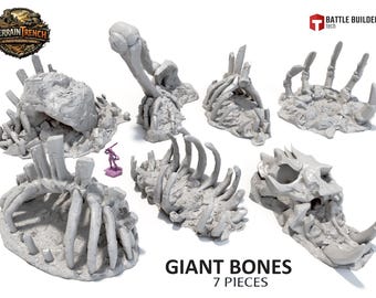 Giant Bones Scenery Terrain  SET A for War Games 28/32mm