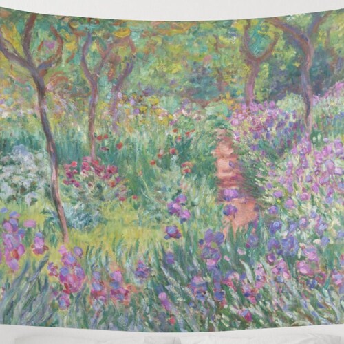 Claude Wall Art Impressionist Art Botanical Etsy