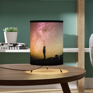 Space Lamp, Star Lamp, Nature Lamp, Galaxy Photo, Milky Way, NASA Decor, Space Gift, Outer Space, Red Decor, Space Decor, Astronomy Gift