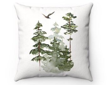 nature themed throw pillows