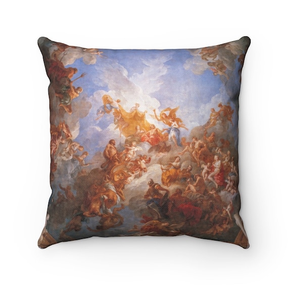 Renaissance Pillow, Art Pillow, French Decor, Palace of Versailles, Renaissance Decor, French Art, Renaissance Art, French Painting