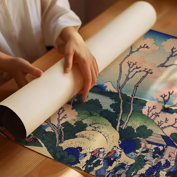 Japanese Vintage Wall Print | Goten-yama Hill Landscape Museum