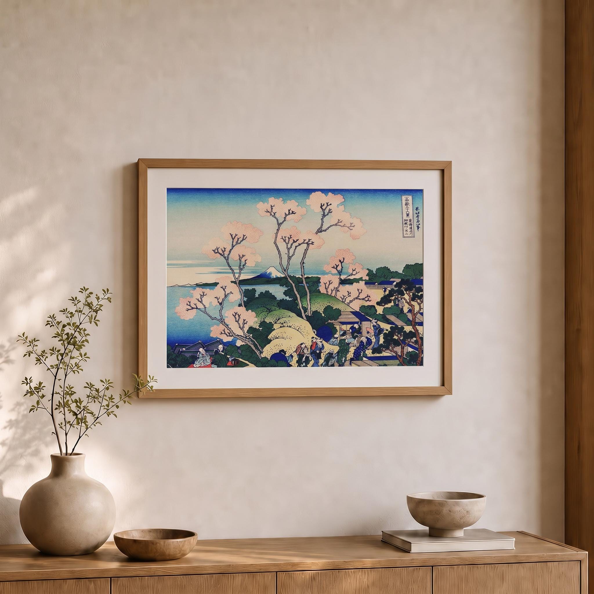 Japanese Vintage Wall Print | Goten-yama Hill Landscape Museum
