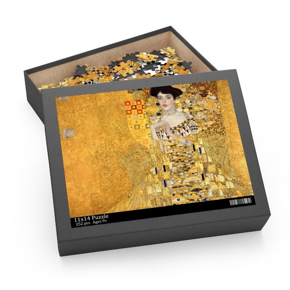 Fine Art Puzzle, Gustav Klimt, Painting Puzzle, Klimt Painting, Vintage Puzzle, Fine Art Gift, Gold Puzzle, Gustav Art, Jigsaw Puzzle