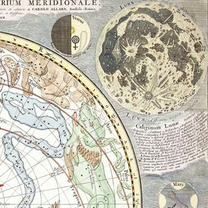 Vintage Zodiac Astrology Tapestry | Celestial Star Chart Wall Hanging, Witchy Cottagecore Accent Piece image 5