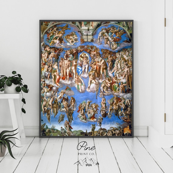 The Last Judgment, Christian Art, Michelangelo Art, Renaissance Art, Jesus Art, Renaissance Painting, Michelangelo Painting, Religious Art