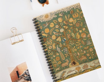 Tree Notebook, Spiral Notebook, Vintage Tree, Artwork Journal, Art Notebook, Nature Notebook, Vintage Nature, Cottagecore Gift, Fine Art