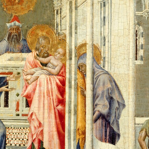 Medieval Painting, Renaissance Print, Christian Art