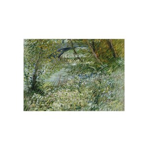 Grön matta, Van Gogh-matta, Vinent Van Gogh, Area-matta, Accentmatta, Fine Art-matta, Trädmatta, Målarmatta, Vintagematta, Van Gough-present 60" × 84"